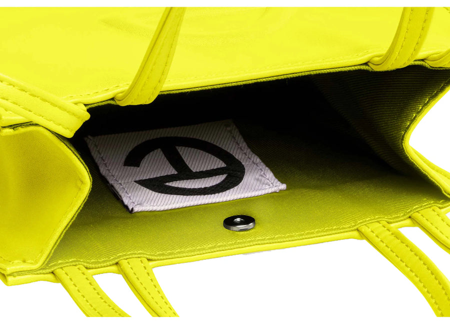 Telfar Shopping Bag Small Highlighter Yellow
