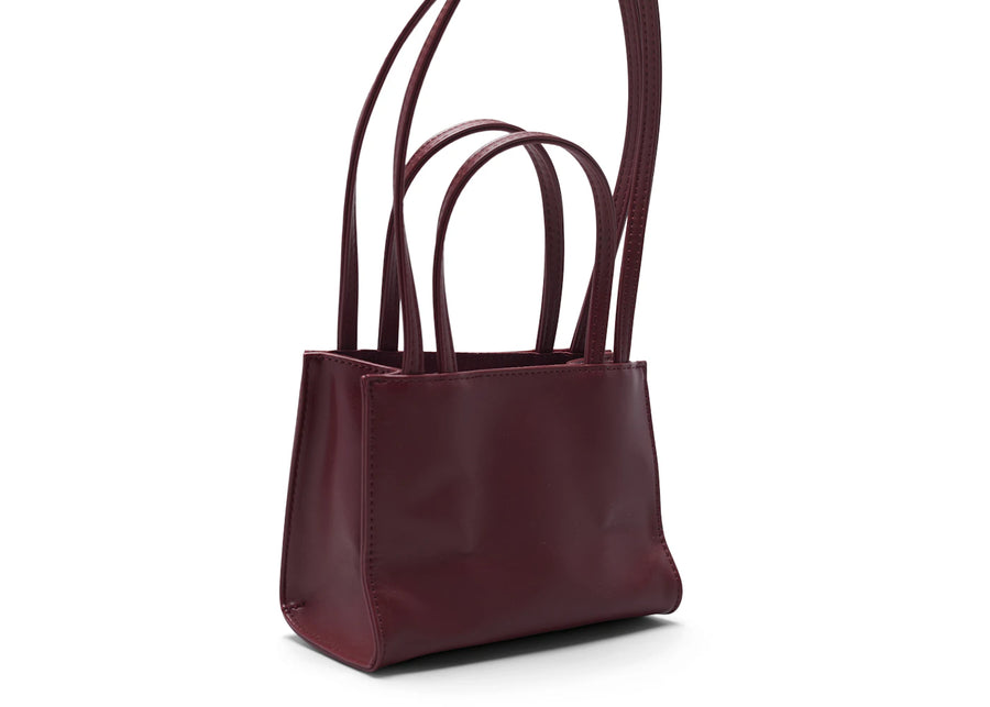 Telfar Shopping Bag Small Oxblood