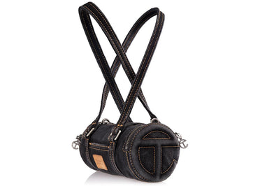 Telfar Small Denim Duffle Black