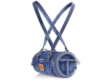 Telfar Small Denim Duffle Blue
