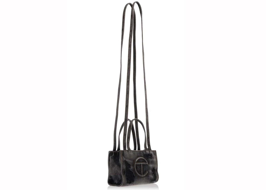 Telfar Small Shopping Bag Distressed Black