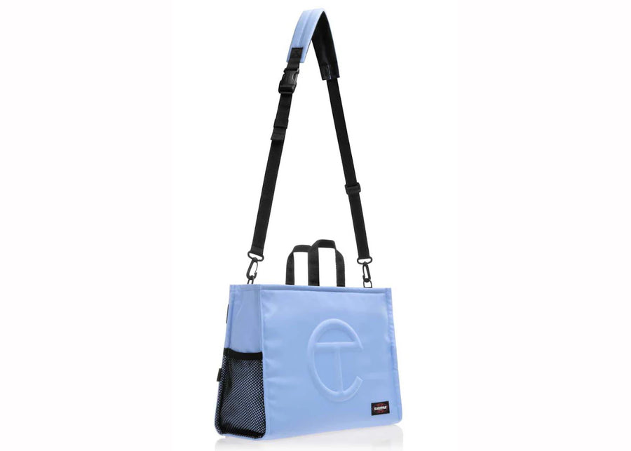 Sac cabas moyen Telfar x Eastpak Céruléen