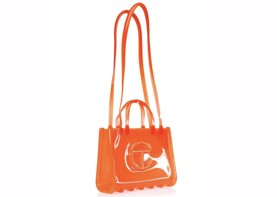 Telfar x Melissa Medium Jelly Shopper Orange