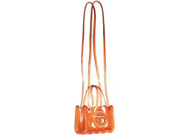 Telfar x Melissa Petit sac cabas Jelly marron