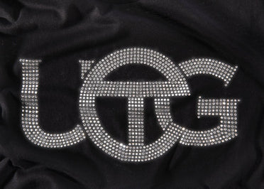 T-shirt noir Telfar x UGG à logo cristal