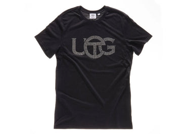 T-shirt noir Telfar x UGG à logo cristal
