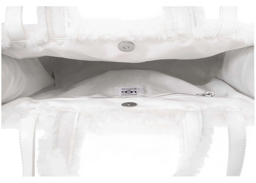 Sac cabas Telfar x UGG moyen blanc froissé