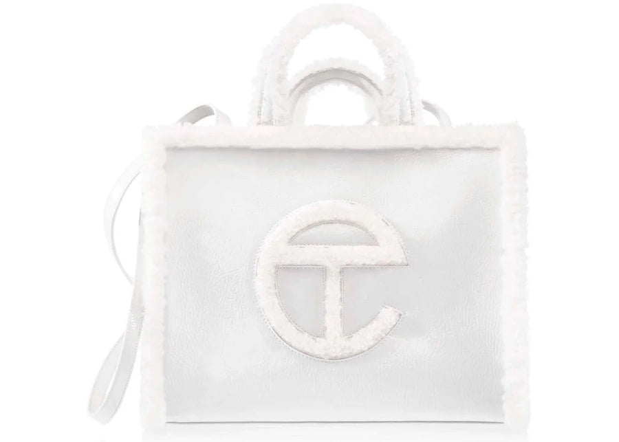 Sac cabas Telfar x UGG moyen blanc froissé