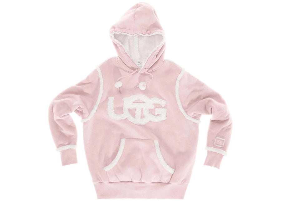 Telfar x UGG Shearling Hoodie Pink