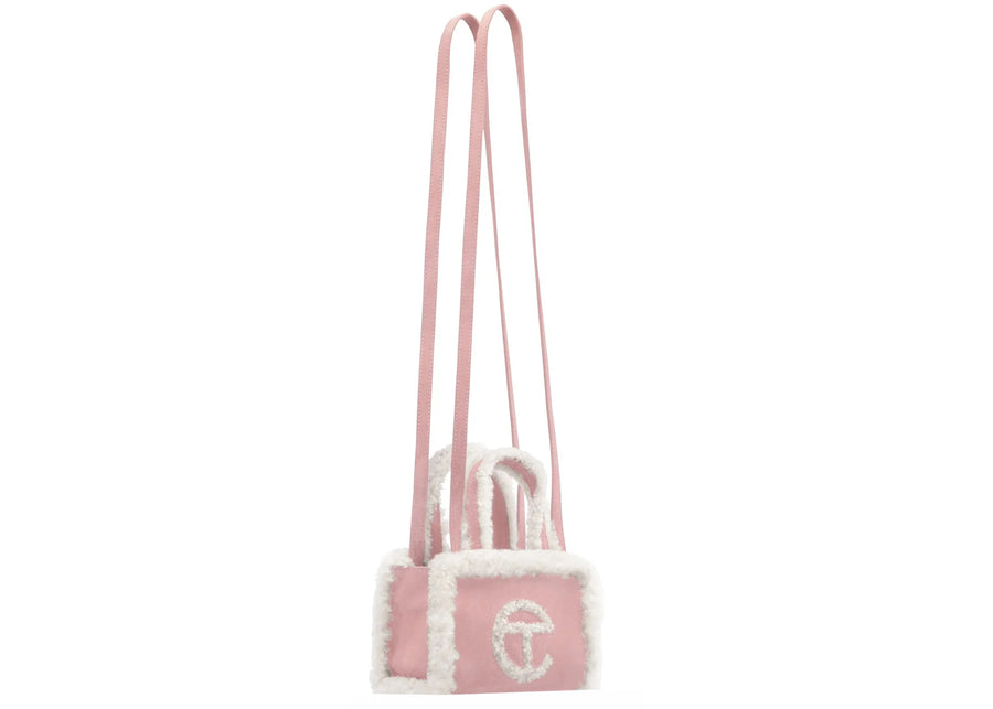 Sac cabas Telfar x UGG rose, petit modèle