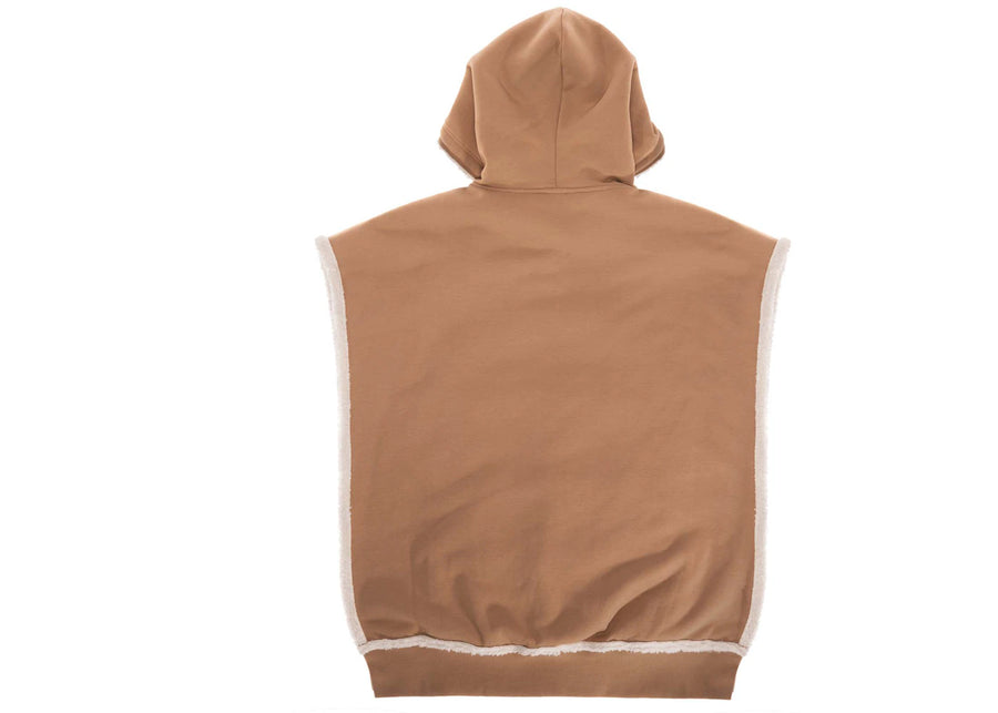 Sweat à capuche Telfar x UGG sans côtés, couleur châtaigne