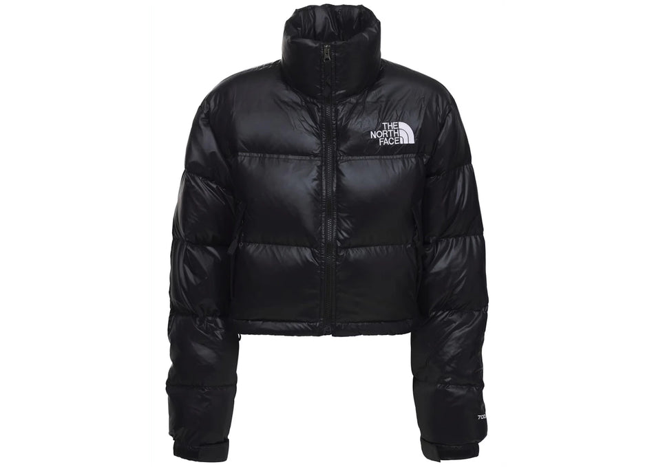 The North Face Womens Nuptse 700 Fill Short Jacket TNF Black