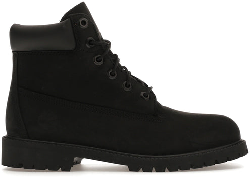 Timberland 6" Premium Boot Black Nubuck (GS)