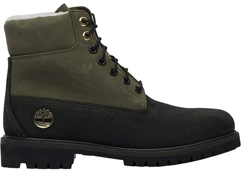 Timberland 6" Premium Boot Shearling Black Grapeleaf (GS)