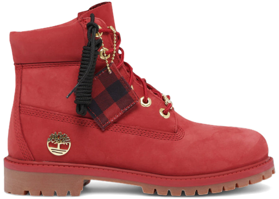Bottes Timberland Premium 6" rouge foncé (GS)