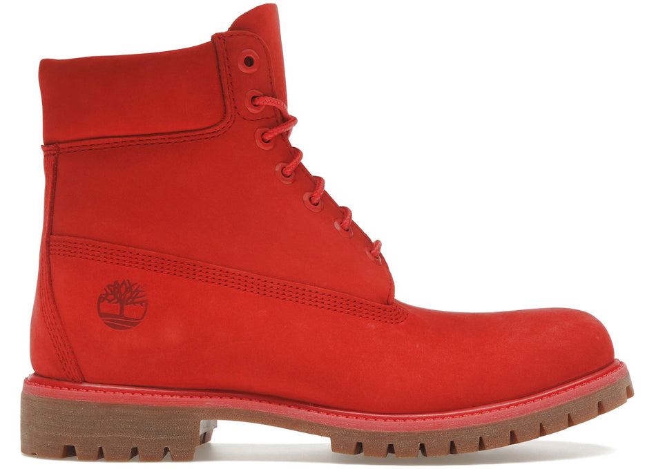 Timberland 6" Premium Waterproof Boot 50th Anniversary Medium Red Nubuck