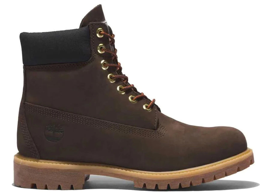 Bottes Timberland Premium imperméables 6" marron foncé