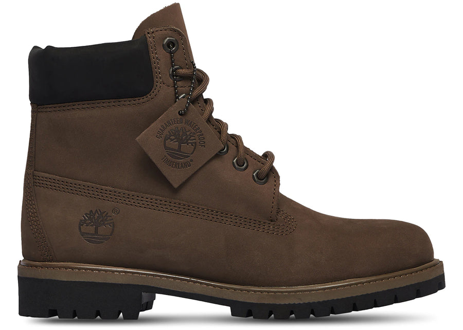 Bottes Timberland Premium imperméables 6" en nubuck marron moyen