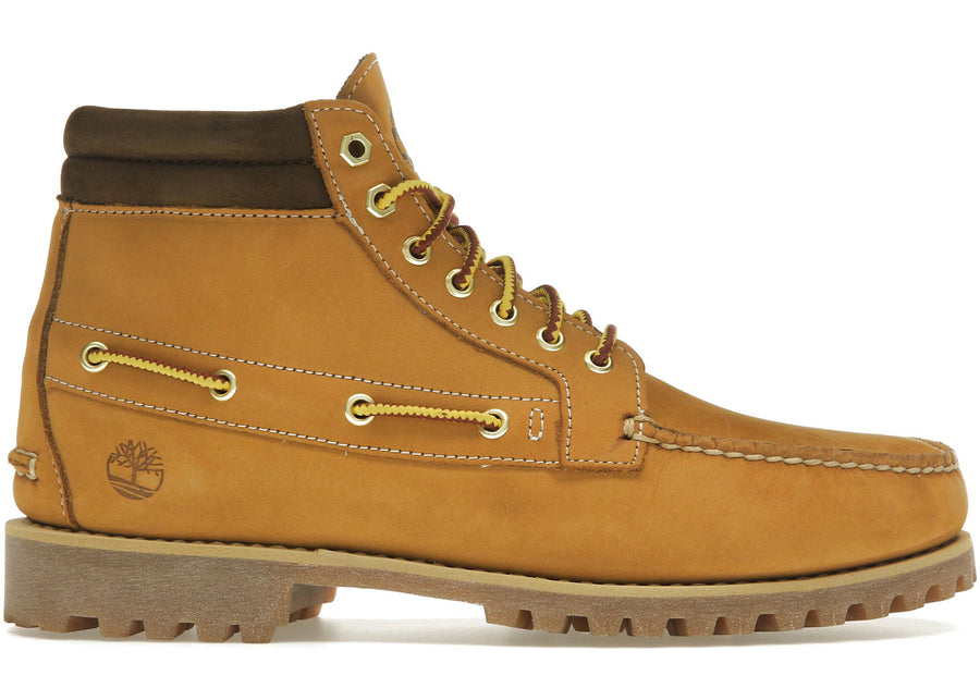 Bottes Timberland Authentic mi-hautes à lacets en nubuck blé