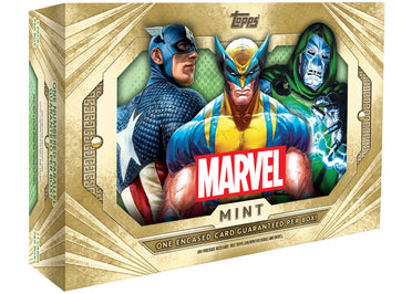 Boîte de collection Topps Marvel Mint 2025