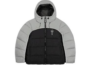 Trapstar Irongate Arch Piping Puffer Jacket Black/Grey