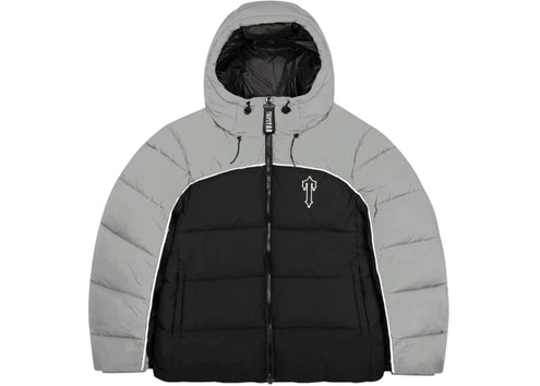 Trapstar Irongate Arch Piping Puffer Jacket Black/Grey