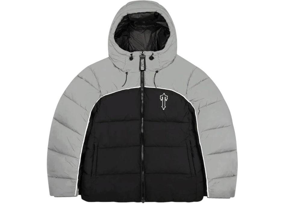Trapstar Irongate Arch Piping Puffer Jacket Black/Grey