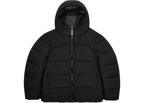 Trapstar Irongate Arch Pipping Puffer Jacket Blackout
