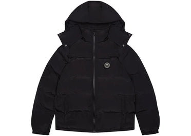 Trapstar Irongate Detachable Hooded Puffer Jacket Black