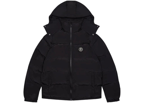 Trapstar Irongate Detachable Hooded Puffer Jacket Black