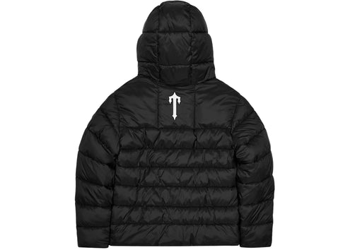 Trapstar Irongate Hooded Puffer Jacket Black