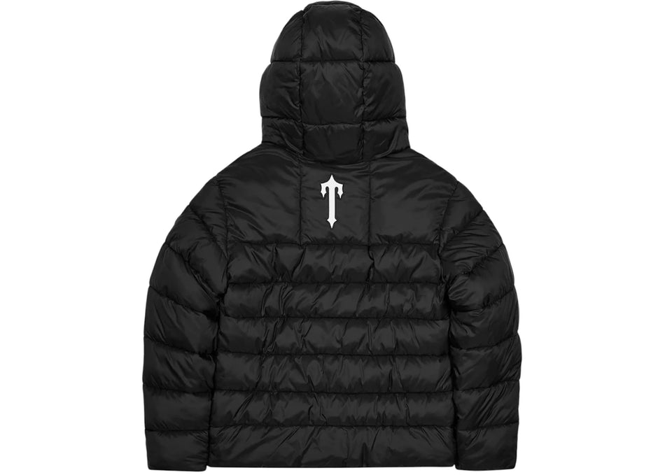 Trapstar Irongate Hooded Puffer Jacket Black