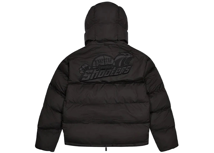 Doudoune à capuche Trapstar Shooters Blackout/Reflective