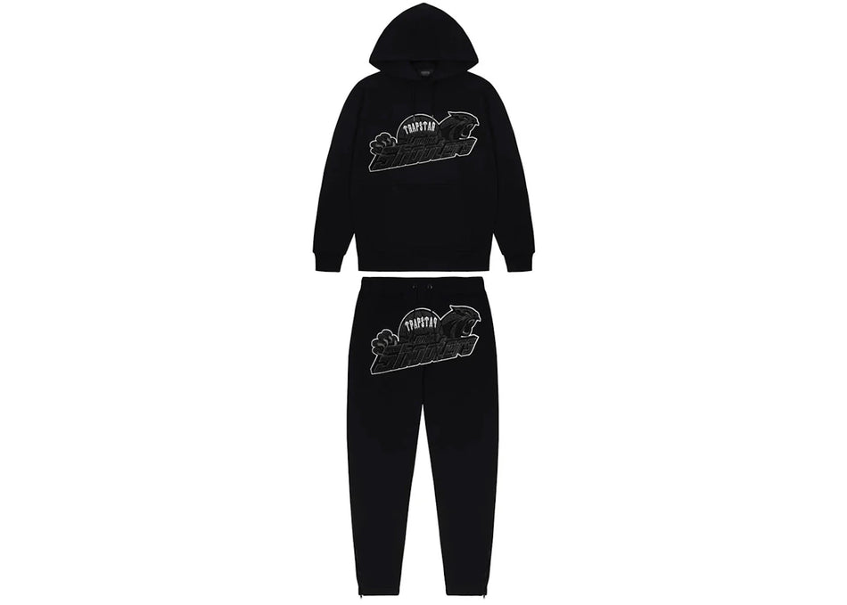 Trapstar Shooters Hooded Tracksuit Blackout Edition