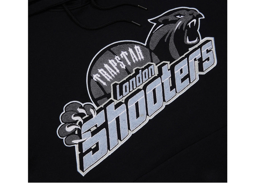 Trapstar Shooters Hoodie Tracksuit Black/Sky Blue