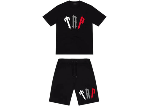 Trapstar TRP Shorts Set Black/Infrared