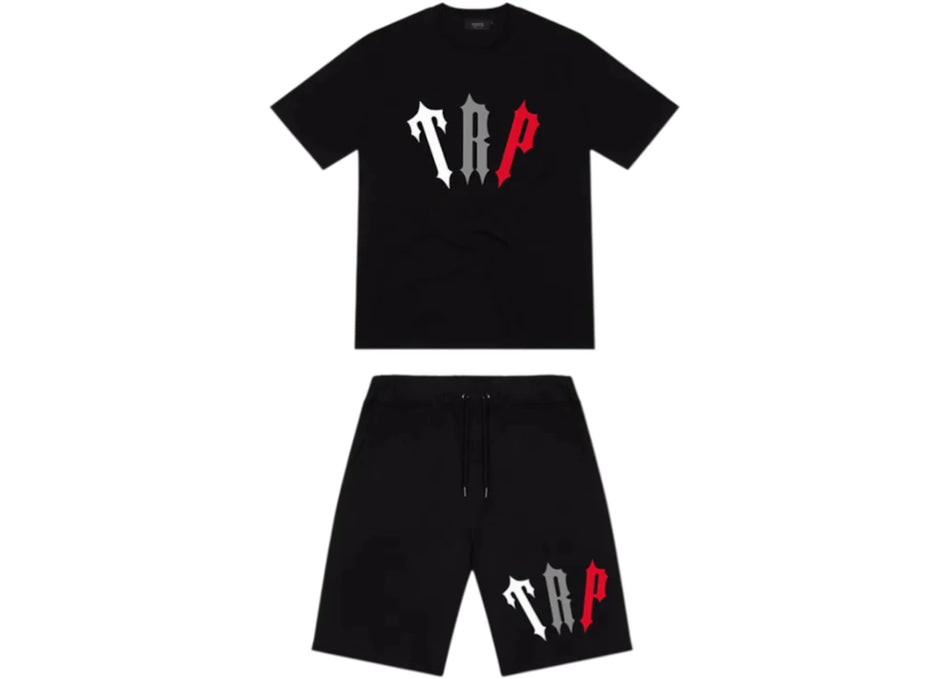 Trapstar TRP Shorts Set Black/Infrared