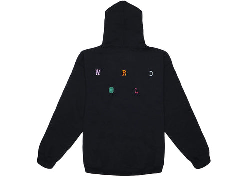 Travis Scott Astroworld Scattered Hoodie Black