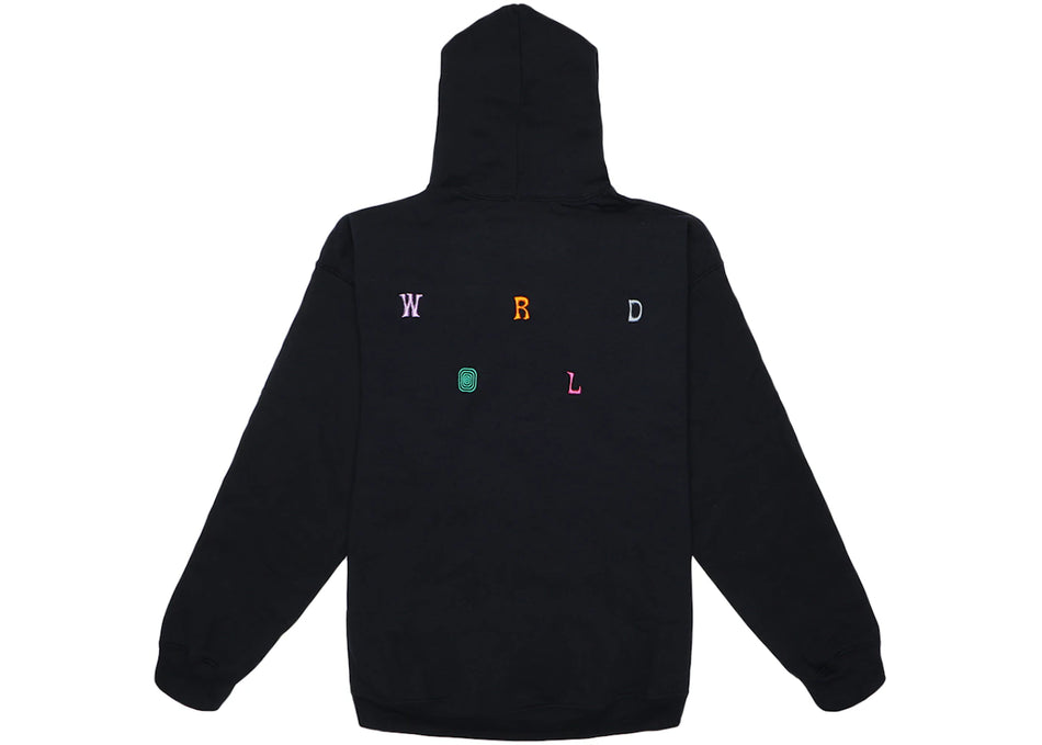 Travis Scott Astroworld Scattered Hoodie Black