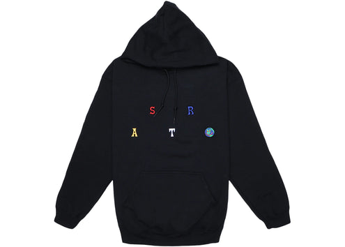 Travis Scott Astroworld Scattered Hoodie Black