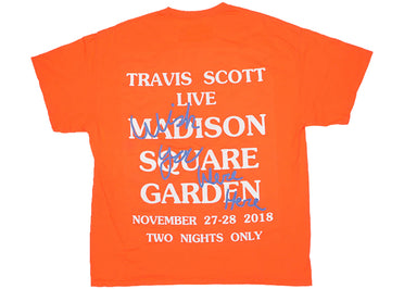 T-shirt orange exclusif Travis Scott Astroworld NY