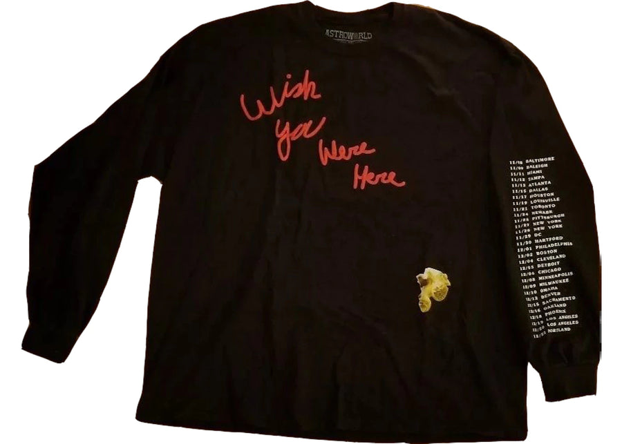 Travis Scott Astroworld Tour L/S Tee Black