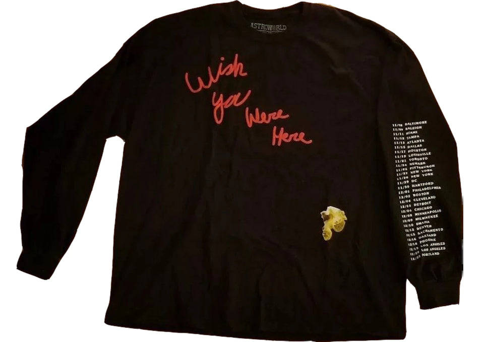 Travis Scott Astroworld Tour L/S Tee Black