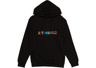 Sweat à capuche noir Travis Scott Astroworld Logo