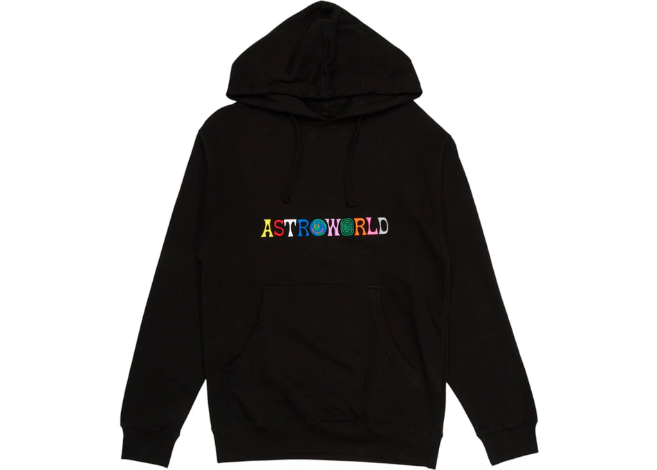 Travis Scott Astroworld Logo Hoodie Black