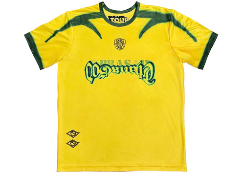 Travis Scott Brazil Soccer Jersey Yellow