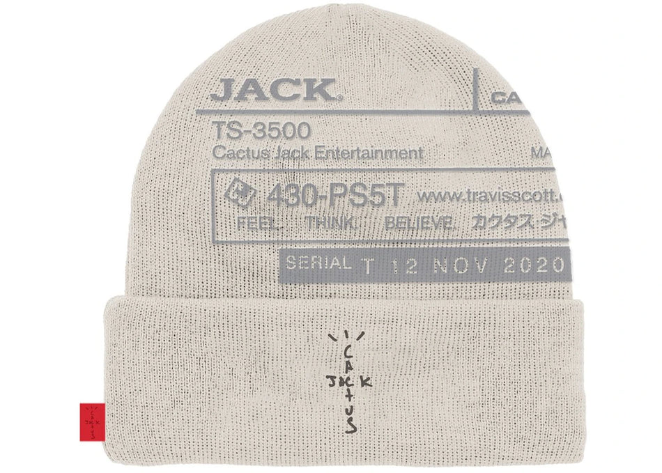 Travis Scott CJ System I Beanie Natural