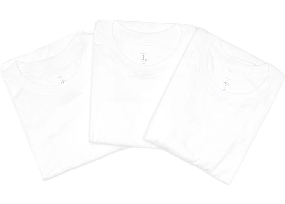 Travis Scott CJ T-Shirt (3 Pack) White