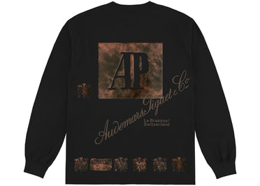 T-shirt à manches longues Travis Scott CJ x Audemars Piguet Le Brassus noir