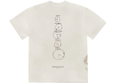 T-shirt blanc Travis Scott CJ x Audemars Piguet Time Zones